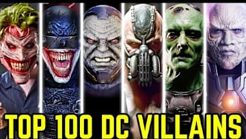 Top 100 DC Villains Of All Time - Backstories Explored - Mega Marvelous Video!