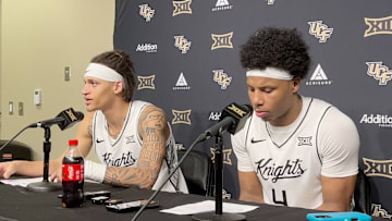UCF Basketball Postgame Presser vs. Oakland: Guard Riley Kugel and Forward Jamichael Stillwell