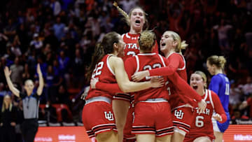 Utah's Maty Wilke nails halfcourt buzzer beater vs. BYU