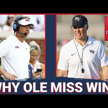 🔵🔴Why Ole Miss beats Wake Forest | Jaxson Dart will put up Heisman Numbers | Ole Miss Rebels Podcast