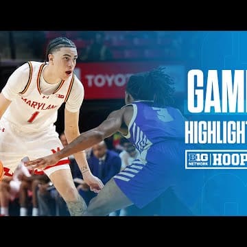 Alcorn State vs. Maryland | Highlights | Big Ten Men's Basketball | 11/11/25