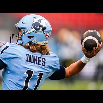 Dukes airs it out for a deep 36-yd touchdown! | CFL