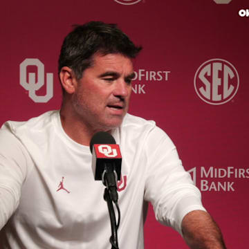 Oklahoma offensive coordinator Seth Littrell Houston Postgame Press Conference9-7-24