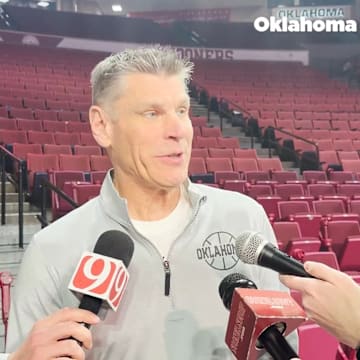 Oklahoma Sooners Coach Porter Mosesr Reacts to NCAA Tournament Reveal