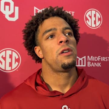 Oklahoma WR Brenen Thompson Houston Postgame