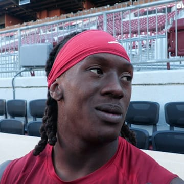 Oklahoma WR Deion Burks Interview 9-9-24