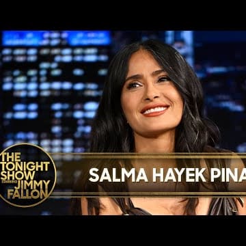 Salma Hayek Pinault Got Arrested at Sabrina Carpenter's Concert, Teaches Jimmy How to Pose
