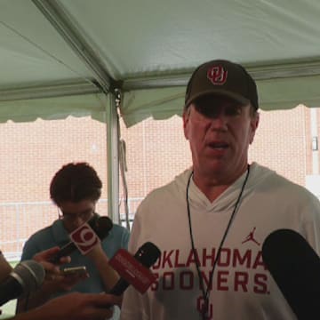 WATCH: Oklahoma OL Coach Bill Bedenbaugh Fall Camp Interview