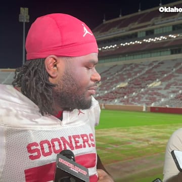 Watch Oklahoma OL Eddy Pierre-Louis BYE Week Interview