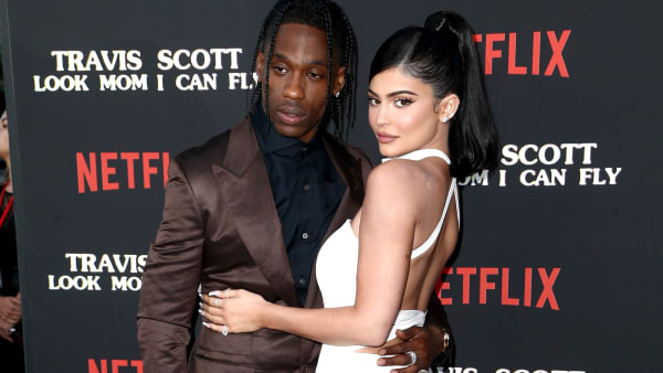SANTA MONICA, CALIFORNIA - AUGUST 27: Travis Scott and Kylie Jenner attend the Travis Scott: "Look Mom I Can Fly" Los Angeles Premiere at The Barker Hanger on August 27, 2019 in Santa Monica, California. (Photo by Tommaso Boddi/Getty Images for Netflix) SANTA MONICA, CALIFORNIA - AUGUST 27: Travis Scott and Kylie Jenner attend the Travis Scott: "Look Mom I Can Fly" Los Angeles Premiere at The Barker Hanger on August 27, 2019 in Santa Monica, California. (Photo by Tommaso Boddi/Getty Images for Netflix)