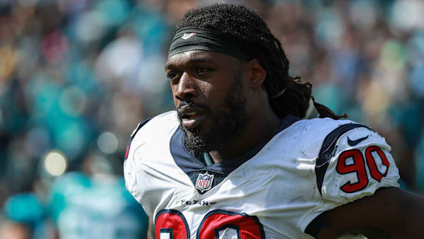 JACKSONVILLE, FL - OCTOBER 21: Jadeveon Clowney #90 of the Houston Texans is seen during the second half against the Jacksonville Jaguars at TIAA Bank Field on October 21, 2018 in Jacksonville, Florida. (Photo by Scott Halleran/Getty Images) JACKSONVILLE, FL - OCTOBER 21: Jadeveon Clowney #90 of the Houston Texans is seen during the second half against the Jacksonville Jaguars at TIAA Bank Field on October 21, 2018 in Jacksonville, Florida. (Photo by Scott Halleran/Getty Images)
