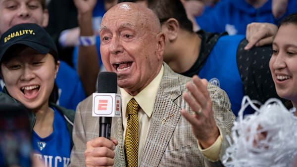 LEXINGTON, KY - FEBRUARY 12: ESPN commentator Dick Vitale is seen before the Kentucky Wildcats and LSU Tigers game at Rupp Arena on February 12, 2019 in Lexington, Kentucky. (Photo by Michael Hickey/Getty Images) LEXINGTON, KY - FEBRUARY 12: ESPN commentator Dick Vitale is seen before the Kentucky Wildcats and LSU Tigers game at Rupp Arena on February 12, 2019 in Lexington, Kentucky. (Photo by Michael Hickey/Getty Images)