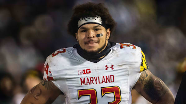 STATE COLLEGE, PA - NOVEMBER 24: Tre Watson #33 of the Maryland Terrapins is ejected from the game against the Penn State Nittany Lions during the third quarter at Beaver Stadium on November 24, 2018 in State College, Pennsylvania. (Photo by Scott Taetsch/Getty Images) STATE COLLEGE, PA - NOVEMBER 24: Tre Watson #33 of the Maryland Terrapins is ejected from the game against the Penn State Nittany Lions during the third quarter at Beaver Stadium on November 24, 2018 in State College, Pennsylvania. (Photo by Scott Taetsch/Getty Images)