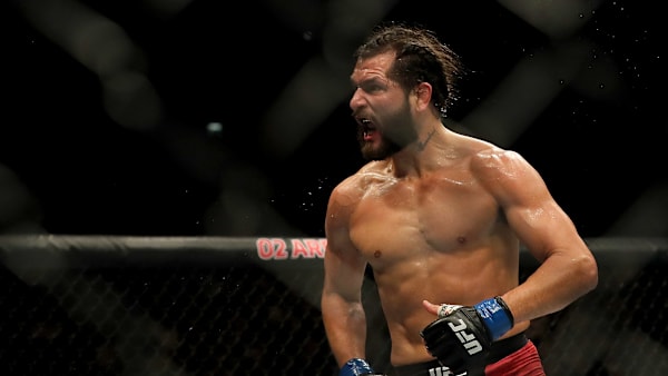 LONDON, ENGLAND - MARCH 16: Jorge Masvidal celebrates knocking out Darren Till during the Welterweight bout between Darren Till and Jorge Masvidal at The O2 Arena on March 16, 2019 in London, England. (Photo by James Chance/Getty Images) LONDON, ENGLAND - MARCH 16: Jorge Masvidal celebrates knocking out Darren Till during the Welterweight bout between Darren Till and Jorge Masvidal at The O2 Arena on March 16, 2019 in London, England. (Photo by James Chance/Getty Images)