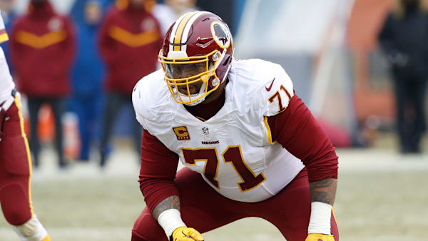 CHICAGO, IL - DECEMBER 24: Trent Williams #71 of the Washington Redskins in action during the game against the Chicago Bears at Soldier Field on December 24, 2016 in Chicago, Illinois. Washington defeated Chicago 41-21. (Photo by Joe Robbins/Getty Images) CHICAGO, IL - DECEMBER 24: Trent Williams #71 of the Washington Redskins in action during the game against the Chicago Bears at Soldier Field on December 24, 2016 in Chicago, Illinois. Washington defeated Chicago 41-21. (Photo by Joe Robbins/Getty Images)