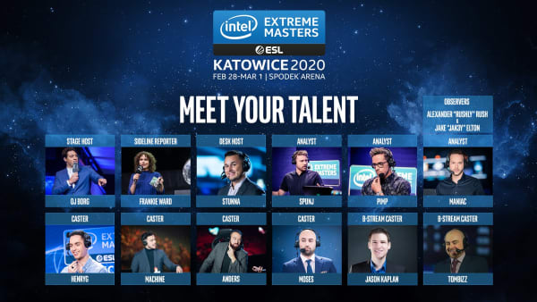 The IEM Katowice 2020 talent includes Frankie, SPUNJ, HenryG and more The IEM Katowice 2020 talent includes Frankie, SPUNJ, HenryG and more