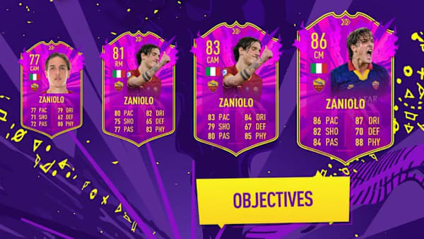 Nicolo Zaniolo received a new FUT Future Stars Academy objective set Nicolo Zaniolo received a new FUT Future Stars Academy objective set
