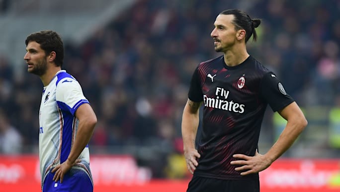 Milan 0 0 Sampdoria Report Ratings Reaction As Rossoneri Draw A Blank On Ibrahimovic S Return 90min