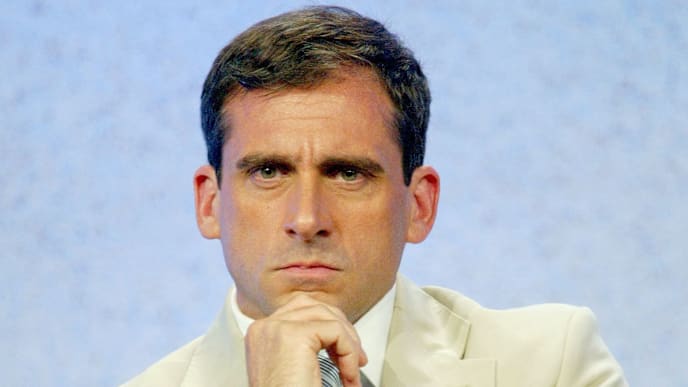 BEVERLY HILLS, CA - JULY 24: Actor Steve Carell attends the panel discussion for "The Office" during the NBC 2005 Television Critics Association Summer Press Tour at the Beverly Hilton Hotel on July 24, 2005 in Beverly Hills, California. (Photo by Frederick M. Brown/Getty Images) BEVERLY HILLS, CA - JULY 24: Actor Steve Carell attends the panel discussion for "The Office" during the NBC 2005 Television Critics Association Summer Press Tour at the Beverly Hilton Hotel on July 24, 2005 in Beverly Hills, California. (Photo by Frederick M. Brown/Getty Images)