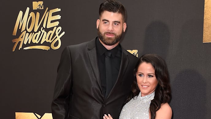 BURBANK, CALIFORNIA - APRIL 09: TV personality Jenelle Evans (L) and David Eason attend the 2016 MTV Movie Awards at Warner Bros. Studios on April 9, 2016 in Burbank, California. MTV Movie Awards airs April 10, 2016 at 8pm ET/PT. (Photo by Frazer Harrison/Getty Images) BURBANK, CALIFORNIA - APRIL 09: TV personality Jenelle Evans (L) and David Eason attend the 2016 MTV Movie Awards at Warner Bros. Studios on April 9, 2016 in Burbank, California. MTV Movie Awards airs April 10, 2016 at 8pm ET/PT. (Photo by Frazer Harrison/Getty Images)