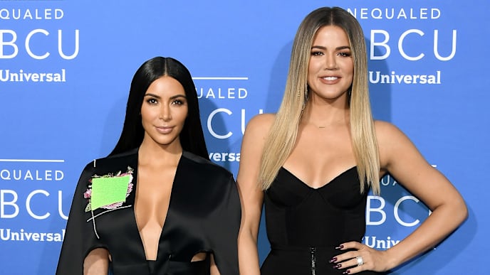 NEW YORK, NY - MAY 15: Kim Kardashian West (L) and Khloe Kardashian attend the 2017 NBCUniversal Upfront at Radio City Music Hall on May 15, 2017 in New York City. (Photo by Dia Dipasupil/Getty Images) NEW YORK, NY - MAY 15: Kim Kardashian West (L) and Khloe Kardashian attend the 2017 NBCUniversal Upfront at Radio City Music Hall on May 15, 2017 in New York City. (Photo by Dia Dipasupil/Getty Images)