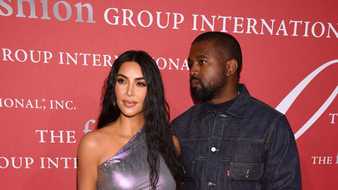 NEW YORK, NEW YORK - OCTOBER 24: Kanye West and Kim Kardashian West attend the 2019 FGI Night Of Stars Gala at Cipriani Wall Street on October 24, 2019 in New York City. (Photo by Dimitrios Kambouris/Getty Images) NEW YORK, NEW YORK - OCTOBER 24: Kanye West and Kim Kardashian West attend the 2019 FGI Night Of Stars Gala at Cipriani Wall Street on October 24, 2019 in New York City. (Photo by Dimitrios Kambouris/Getty Images)