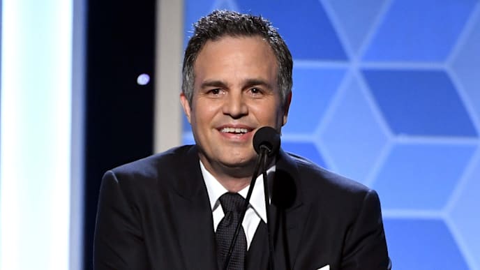 BEVERLY HILLS, CALIFORNIA - NOVEMBER 03: Mark Ruffalo presents the Hollywood Blockbuster Award onstage during the 23rd Annual Hollywood Film Awards at The Beverly Hilton Hotel on November 03, 2019 in Beverly Hills, California. (Photo by Kevin Winter/Getty Images for HFA) BEVERLY HILLS, CALIFORNIA - NOVEMBER 03: Mark Ruffalo presents the Hollywood Blockbuster Award onstage during the 23rd Annual Hollywood Film Awards at The Beverly Hilton Hotel on November 03, 2019 in Beverly Hills, California. (Photo by Kevin Winter/Getty Images for HFA)