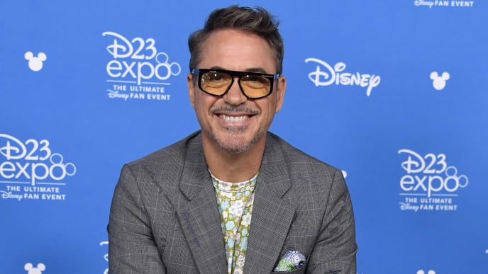 ANAHEIM, CALIFORNIA - AUGUST 23: Robert Downey Jr. attends D23 Disney Legends event at Anaheim Convention Center on August 23, 2019 in Anaheim, California. (Photo by Frazer Harrison/Getty Images) ANAHEIM, CALIFORNIA - AUGUST 23: Robert Downey Jr. attends D23 Disney Legends event at Anaheim Convention Center on August 23, 2019 in Anaheim, California. (Photo by Frazer Harrison/Getty Images)