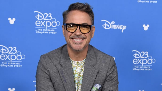 ANAHEIM, CALIFORNIA - AUGUST 23: Robert Downey Jr. attends D23 Disney Legends event at Anaheim Convention Center on August 23, 2019 in Anaheim, California. (Photo by Frazer Harrison/Getty Images) ANAHEIM, CALIFORNIA - AUGUST 23: Robert Downey Jr. attends D23 Disney Legends event at Anaheim Convention Center on August 23, 2019 in Anaheim, California. (Photo by Frazer Harrison/Getty Images)
