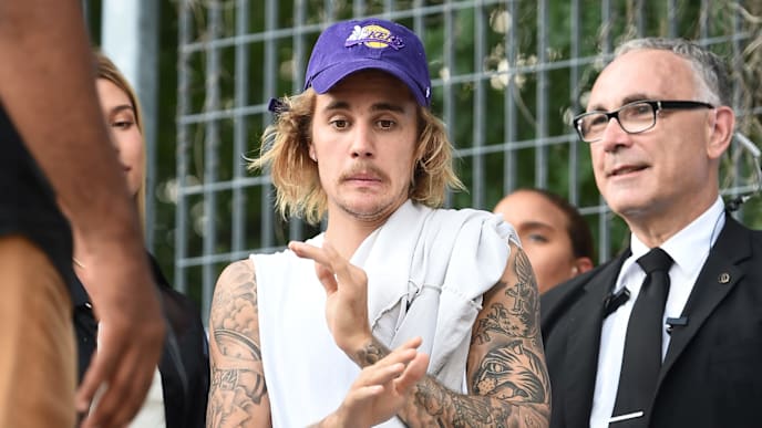 NEW YORK, NY - SEPTEMBER 06: Justin Bieber attends the John Elliott front row during New York Fashion Week: The Shows on September 6, 2018 in New York City. (Photo by Theo Wargo/Getty Images for NYFW: The Shows) NEW YORK, NY - SEPTEMBER 06: Justin Bieber attends the John Elliott front row during New York Fashion Week: The Shows on September 6, 2018 in New York City. (Photo by Theo Wargo/Getty Images for NYFW: The Shows)