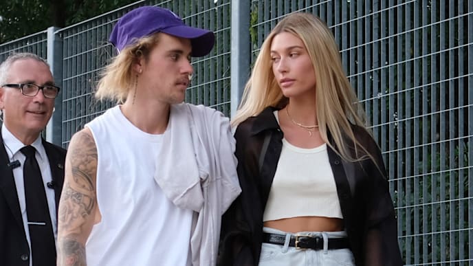 NEW YORK, NY - SEPTEMBER 06: Justin Bieber and Hailey Baldwin attend the John Elliott front row during New York Fashion Week: The Shows on September 6, 2018 in New York City. (Photo by Nicholas Hunt/Getty Images for NYFW: The Shows) NEW YORK, NY - SEPTEMBER 06: Justin Bieber and Hailey Baldwin attend the John Elliott front row during New York Fashion Week: The Shows on September 6, 2018 in New York City. (Photo by Nicholas Hunt/Getty Images for NYFW: The Shows)