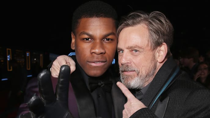 John Boyega, Mark Hamill John Boyega, Mark Hamill