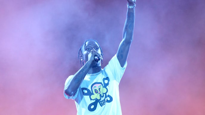 VIRGINIA BEACH, VIRGINIA - APRIL 27: Travis Scott performs onstage at SOMETHING IN THE WATER - Day 2 on April 27, 2019 in Virginia Beach City. (Photo by Brian Ach/Getty Images for Something in the Water) VIRGINIA BEACH, VIRGINIA - APRIL 27: Travis Scott performs onstage at SOMETHING IN THE WATER - Day 2 on April 27, 2019 in Virginia Beach City. (Photo by Brian Ach/Getty Images for Something in the Water)