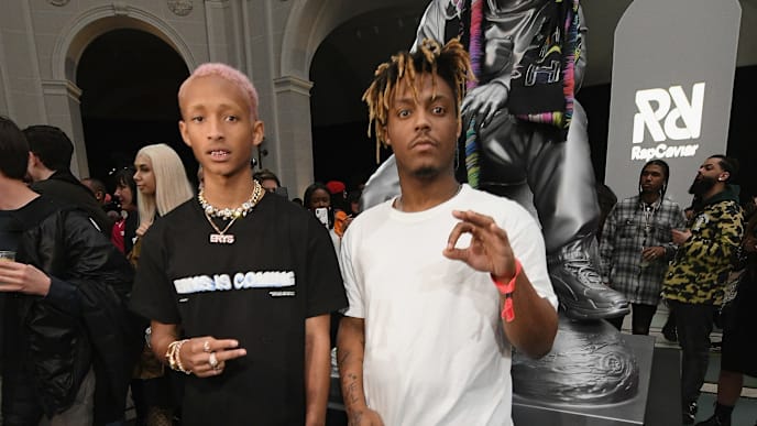 NEW YORK, NEW YORK - APRIL 02: Jaden Smith and Juice WRLD attend Spotify's RapCaviar Pantheon at Brooklyn Museum on April 02, 2019 in Brooklyn, New York. (Photo by Dia Dipasupil/Getty Images for Spotify) NEW YORK, NEW YORK - APRIL 02: Jaden Smith and Juice WRLD attend Spotify's RapCaviar Pantheon at Brooklyn Museum on April 02, 2019 in Brooklyn, New York. (Photo by Dia Dipasupil/Getty Images for Spotify)
