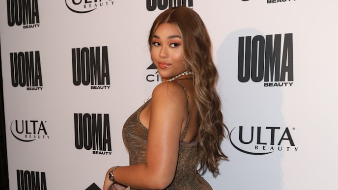 BEVERLY HILLS, CALIFORNIA - AUGUST 10: Social Media Personality Jordyn Woods attends the UOMA Summer House LA at a Private Residence on August 10, 2019 in Beverly Hills, California. (Photo by Paul Archuleta/Getty Images) BEVERLY HILLS, CALIFORNIA - AUGUST 10: Social Media Personality Jordyn Woods attends the UOMA Summer House LA at a Private Residence on August 10, 2019 in Beverly Hills, California. (Photo by Paul Archuleta/Getty Images)