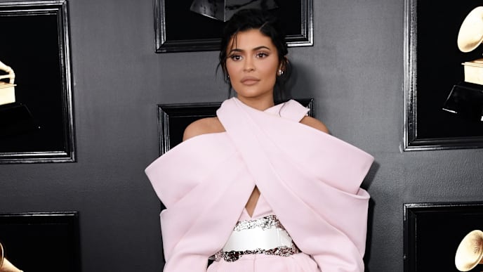 Kyle Jenner arrive for the 61st Annual Grammy Awards on February 10, 2019, in Los Angeles. (Photo by VALERIE MACON / AFP) (Photo credit should read VALERIE MACON/AFP/Getty Images) Kyle Jenner arrive for the 61st Annual Grammy Awards on February 10, 2019, in Los Angeles. (Photo by VALERIE MACON / AFP) (Photo credit should read VALERIE MACON/AFP/Getty Images)