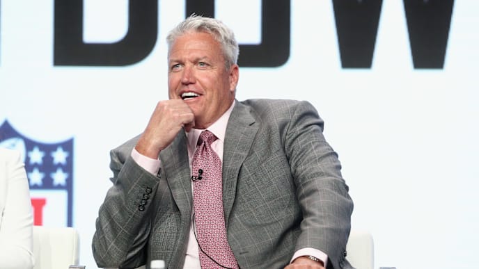 BEVERLY HILLS, CA - JULY 26: Former NFL coach & ESPN analyst Rex Ryan of 'ESPN's Sunday's NFL Countdown' speaks onstage during the ESPN portion of the 2017 Summer Television Critics Association Press Tour at The Beverly Hilton Hotel on July 26, 2017 in Beverly Hills, California. (Photo by Frederick M. Brown/Getty Images) BEVERLY HILLS, CA - JULY 26: Former NFL coach & ESPN analyst Rex Ryan of 'ESPN's Sunday's NFL Countdown' speaks onstage during the ESPN portion of the 2017 Summer Television Critics Association Press Tour at The Beverly Hilton Hotel on July 26, 2017 in Beverly Hills, California. (Photo by Frederick M. Brown/Getty Images)