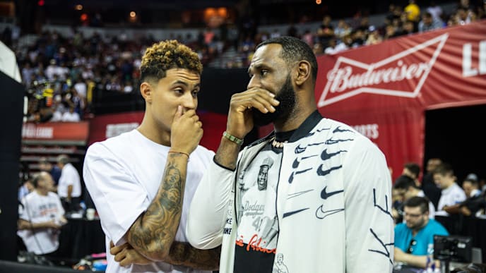 Kyle Kuzma, LeBron James Kyle Kuzma, LeBron James