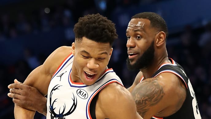 LeBron James, James Harden, Giannis Antetokounmpo LeBron James, James Harden, Giannis Antetokounmpo