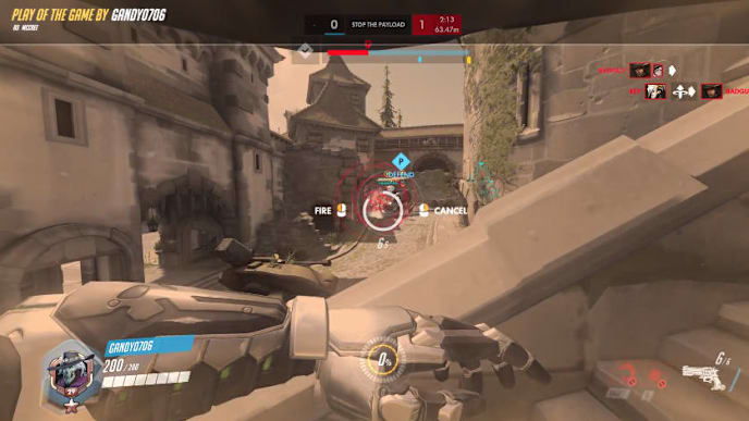 An Overwatch player landed a ridiculous Deadeye ultimate for a complete team wipe. An Overwatch player landed a ridiculous Deadeye ultimate for a complete team wipe.
