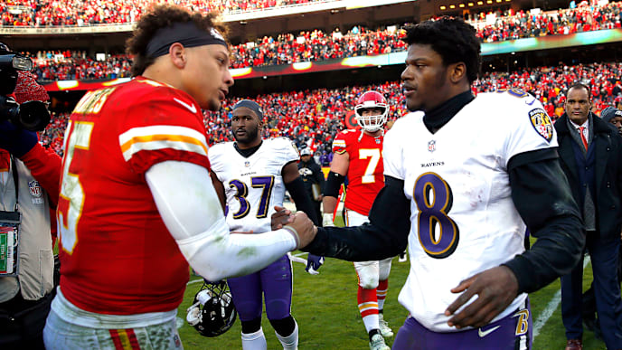 Patrick Mahomes, Lamar Jackson Patrick Mahomes, Lamar Jackson