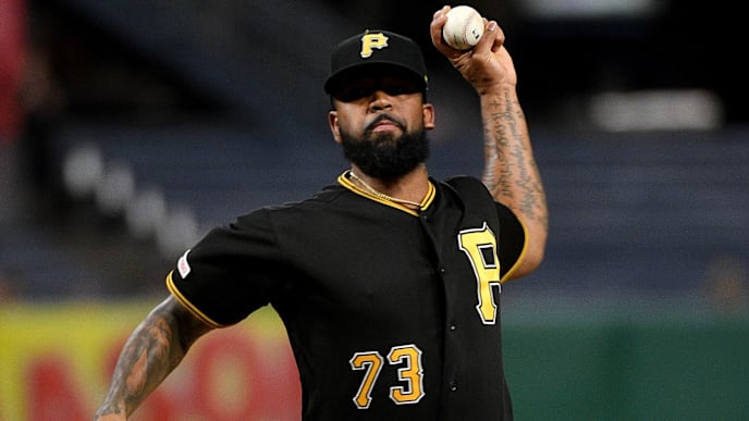 PITTSBURGH, PA - JULY 02: Felipe Vazquez #73 of the Pittsburgh Pirates delivers a pitch in the ninth inning during the game against the Chicago Cubs at PNC Park on July 2, 2019 in Pittsburgh, Pennsylvania. (Photo by Justin Berl/Getty Images) PITTSBURGH, PA - JULY 02: Felipe Vazquez #73 of the Pittsburgh Pirates delivers a pitch in the ninth inning during the game against the Chicago Cubs at PNC Park on July 2, 2019 in Pittsburgh, Pennsylvania. (Photo by Justin Berl/Getty Images)