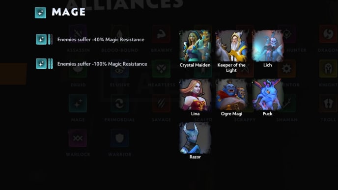 Dota Underlords Mage Build Guide