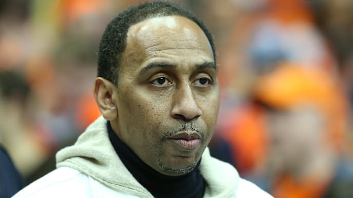 SYRACUSE, NY - FEBRUARY 23: ESPN host Stephen A. Smith looks on prior to the game between the Duke Blue Devils and the Syracuse Orange at the Carrier Dome on February 23, 2019 in Syracuse, New York. Duke defeated Syracuse 75-65. (Photo by Rich Barnes/Getty Images) SYRACUSE, NY - FEBRUARY 23: ESPN host Stephen A. Smith looks on prior to the game between the Duke Blue Devils and the Syracuse Orange at the Carrier Dome on February 23, 2019 in Syracuse, New York. Duke defeated Syracuse 75-65. (Photo by Rich Barnes/Getty Images)
