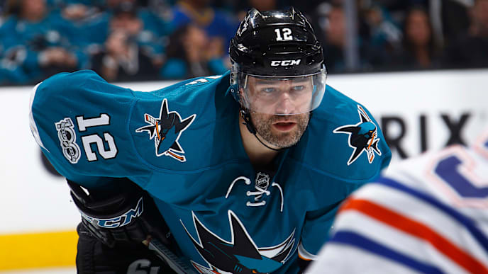 SAN JOSE, CA - APRIL 22: Patrick Marleau #12 of the San Jose Sharks skates against the Edmonton Oilers in Game Six of the Western Conference First Round during the 2017 NHL Stanley Cup Playoffs at SAP Center on April 22, 2017 in San Jose, California. (Photo by Rocky W. Widner/NHL/Getty Images) SAN JOSE, CA - APRIL 22: Patrick Marleau #12 of the San Jose Sharks skates against the Edmonton Oilers in Game Six of the Western Conference First Round during the 2017 NHL Stanley Cup Playoffs at SAP Center on April 22, 2017 in San Jose, California. (Photo by Rocky W. Widner/NHL/Getty Images)