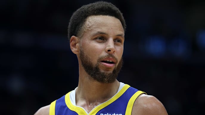 NEW ORLEANS, LOUISIANA - OCTOBER 28: Stephen Curry #30 of the Golden State Warriors looks on during the game against the New Orleans Pelicans at Smoothie King Center on October 28, 2019 in New Orleans, Louisiana. NOTE TO USER: User expressly acknowledges and agrees that, by downloading and/or using this photograph, user is consenting to the terms and conditions of the Getty Images License Agreement (Photo by Chris Graythen/Getty Images) NEW ORLEANS, LOUISIANA - OCTOBER 28: Stephen Curry #30 of the Golden State Warriors looks on during the game against the New Orleans Pelicans at Smoothie King Center on October 28, 2019 in New Orleans, Louisiana. NOTE TO USER: User expressly acknowledges and agrees that, by downloading and/or using this photograph, user is consenting to the terms and conditions of the Getty Images License Agreement (Photo by Chris Graythen/Getty Images)