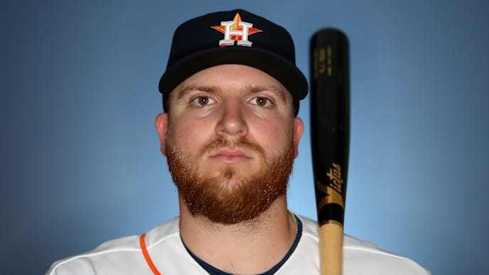 WEST PALM BEACH, FLORIDA - FEBRUARY 19: AJ Reed #44 of the Houston Astros poses for a portrait during photo days at FITTEAM Ballpark of The Palm Beaches on February 19, 2019 in West Palm Beach, Florida. (Photo by Rob Carr/Getty Images) WEST PALM BEACH, FLORIDA - FEBRUARY 19: AJ Reed #44 of the Houston Astros poses for a portrait during photo days at FITTEAM Ballpark of The Palm Beaches on February 19, 2019 in West Palm Beach, Florida. (Photo by Rob Carr/Getty Images)