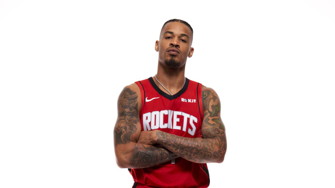 HOUSTON, TEXAS - SEPTEMBER 27: Gerald Green #14 of the Houston Rockets poses for a portrait during media day at Post Oak Hotel on September 27, 2019 in Houston, Texas. (Photo by Cooper Neill/Getty Images) HOUSTON, TEXAS - SEPTEMBER 27: Gerald Green #14 of the Houston Rockets poses for a portrait during media day at Post Oak Hotel on September 27, 2019 in Houston, Texas. (Photo by Cooper Neill/Getty Images)