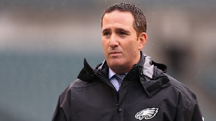 PHILADELPHIA, PA - SEPTEMBER 23: Howie Roseman, General Manager of the Philadelphia Eagles looks on before the game against the Indianapolis Colts at Lincoln Financial Field on September 23, 2018 in Philadelphia, Pennsylvania. (Photo by Mitchell Leff/Getty Images) PHILADELPHIA, PA - SEPTEMBER 23: Howie Roseman, General Manager of the Philadelphia Eagles looks on before the game against the Indianapolis Colts at Lincoln Financial Field on September 23, 2018 in Philadelphia, Pennsylvania. (Photo by Mitchell Leff/Getty Images)
