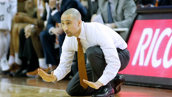 AUSTIN, TEXAS - FEBRUARY 12: Head coach Shaka Smart of the Texas Longhorns reacts as his team plays the Kansas State Wildcats at The Frank Erwin Center on February 12, 2019 in Austin, Texas. (Photo by Chris Covatta/Getty Images) AUSTIN, TEXAS - FEBRUARY 12: Head coach Shaka Smart of the Texas Longhorns reacts as his team plays the Kansas State Wildcats at The Frank Erwin Center on February 12, 2019 in Austin, Texas. (Photo by Chris Covatta/Getty Images)
